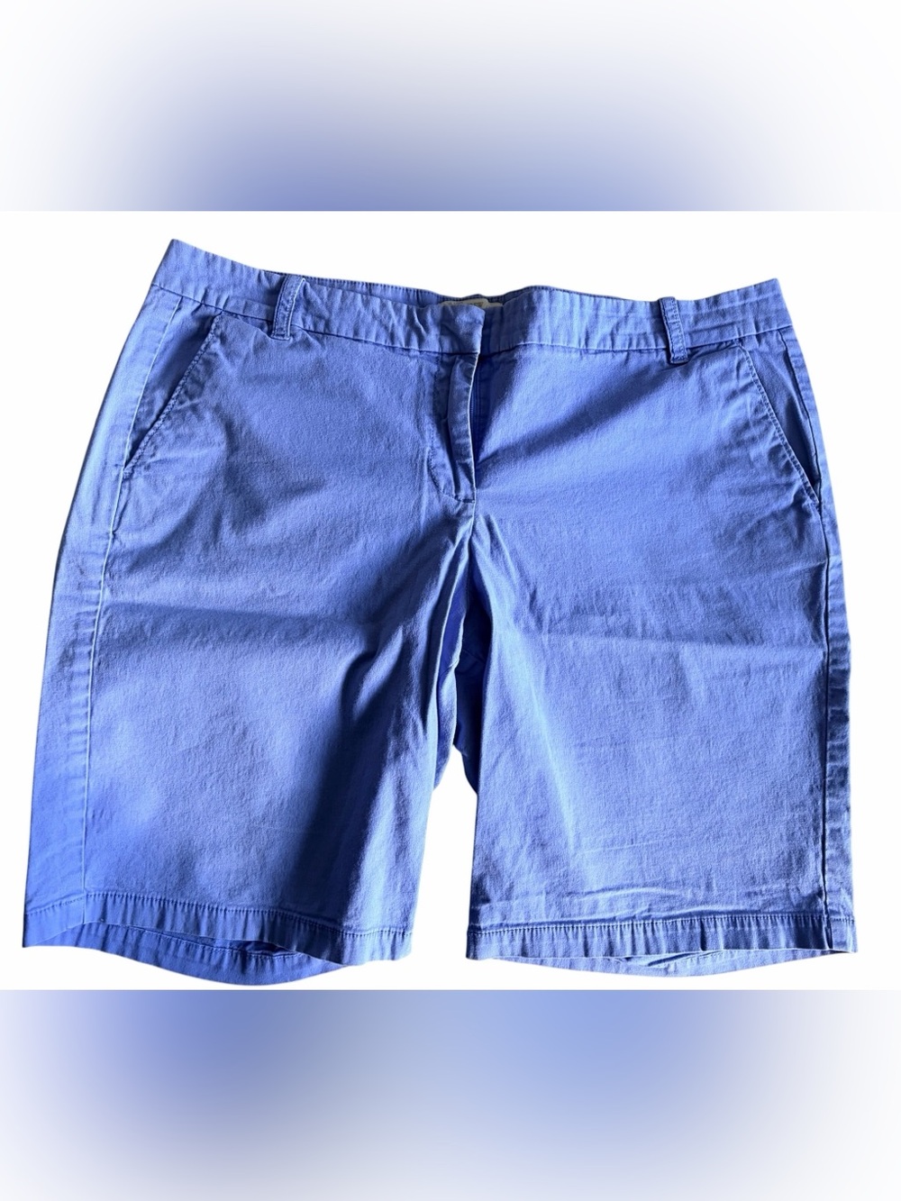 Women's Blue Chino Bermudas size 12